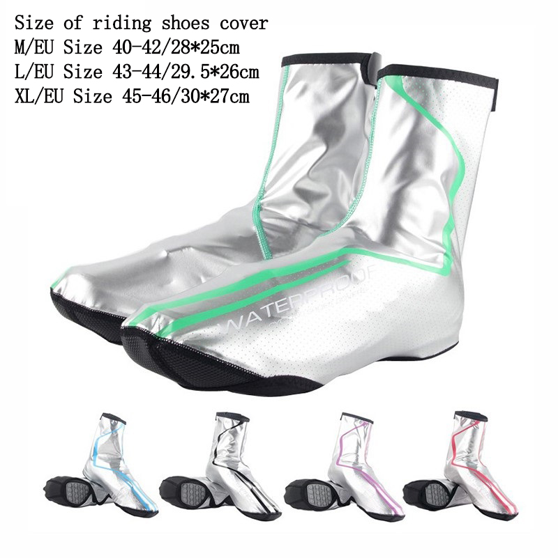 Cycling Commute Shoes - 防水サイクリングシューズカバー、男女兼用、PU素材、自転車用オーバーシューズ、冬用、通勤・通学用、自転車シューズ保護用。