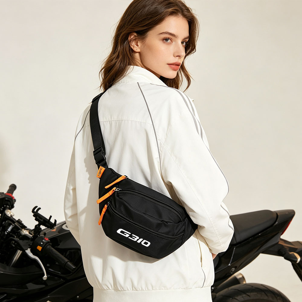 Waterproof Cycling Commute - ストリートライディング用、男女兼用、BMW G310GS/G310 GS対応、通勤用、防水、収納に便利なバイク用ウエストバッグ、ファニーパック。