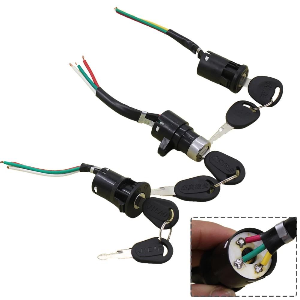 Commuter Bike Lock - モーターサイクルイグニッションスイッチ,ユニバーサル,電動自転車,スクーター,イグニッション,イグニッションスイッチ用のロックキー