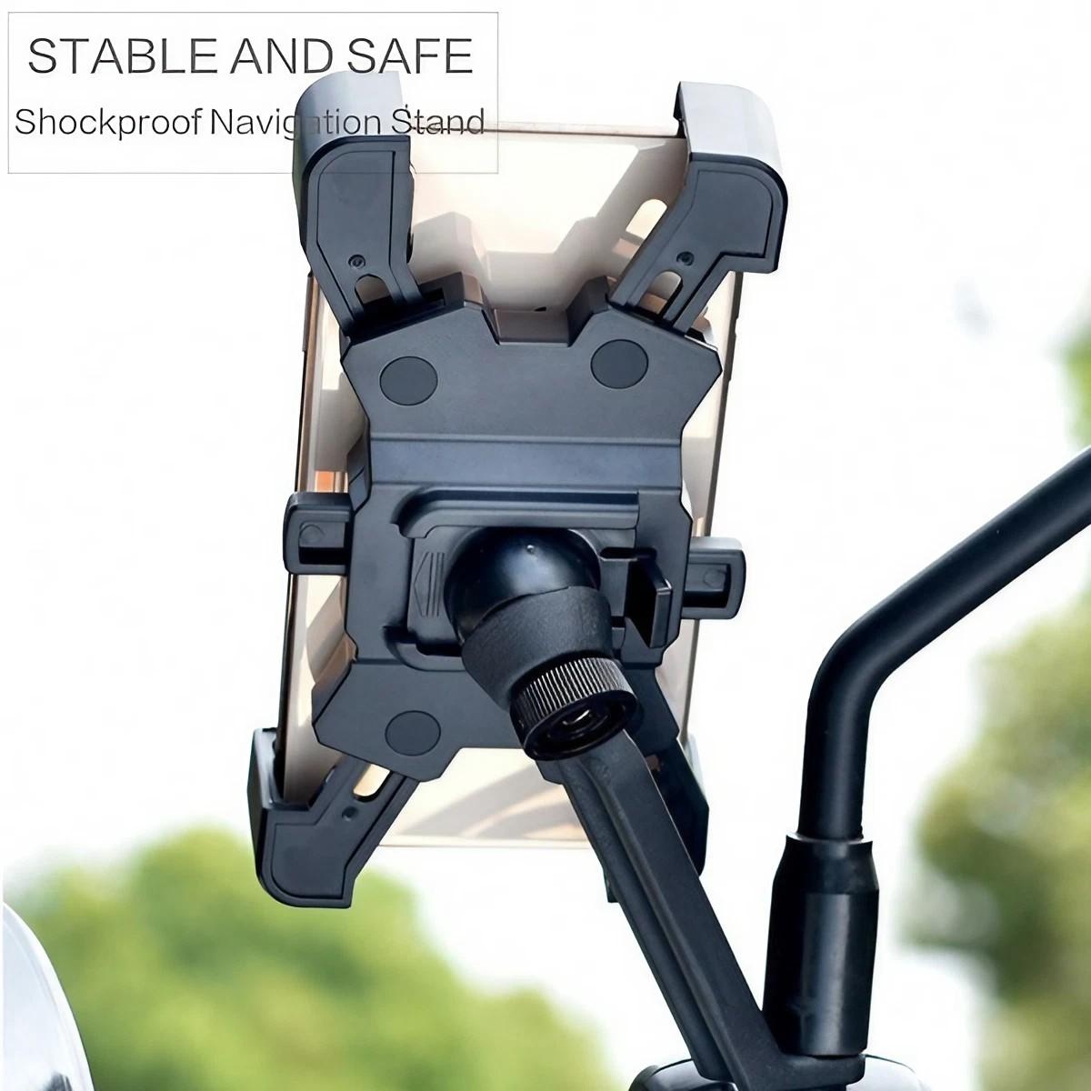 1PC オートロック自転車電話ホルダー自転車携帯電話ホルダー - Commuter Bike Lock のレビューと価格
