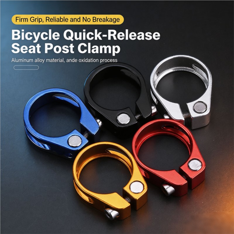 アルミ合金自転車シートポストクランプ 28.6-34.9 ミ - Commuter Bike Lock のレビューと価格