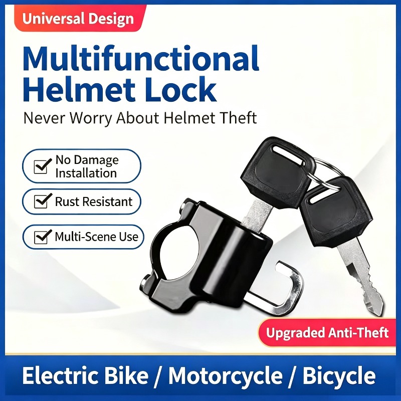 バイク・スクーター・電動自転車・自転車用ユニバーサルヘルメッ - Commuter Bike Lock のレビューと価格