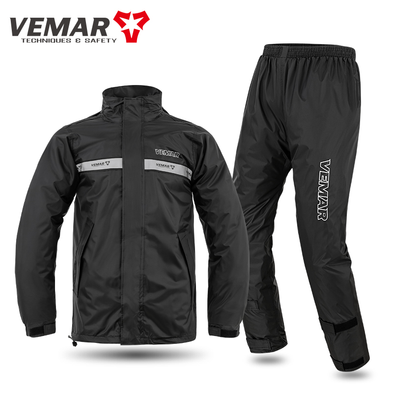 VEMAR 防水バイク用レインギア、上下セット、防風バイク用 - Cycling Rain Jacket Commute のレビューと価格