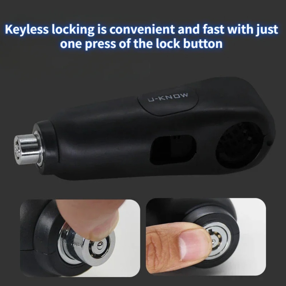 110dBバイクハンドルバーアラームロック盗難防止ブレーキ＆ - Commuter Bike Lock のレビューと価格