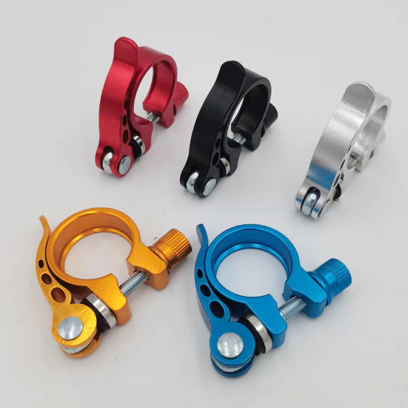 自転車シートポストクランプ 31.8/34.9mm クイック - Commuter Bike Lock のレビューと価格