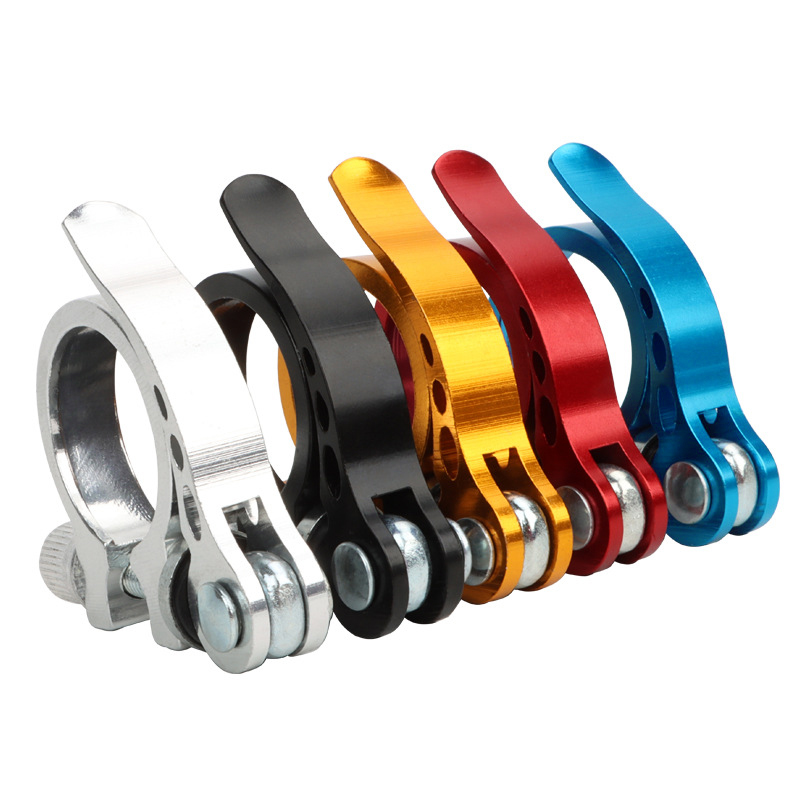 自転車シートポストクランプ 31.8/34.9mm クイック - Commuter Bike Lock のレビューと価格