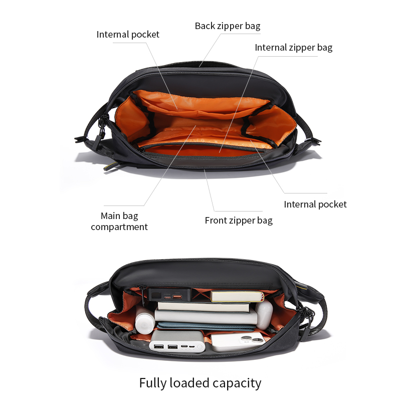 TANGCOOL プレミアム防水スリングバッグ 大容量 盗難 - Waterproof Cycling Commute のレビューと価格