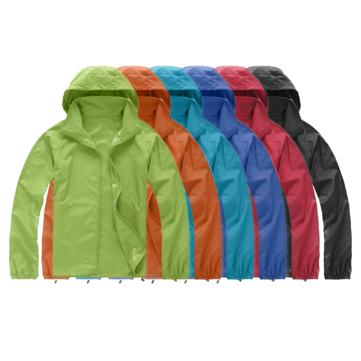 ユニセックス防水布防風超軽量速乾性ジャケット自転車アウトドア - Cycling Rain Jacket Commute のレビューと価格