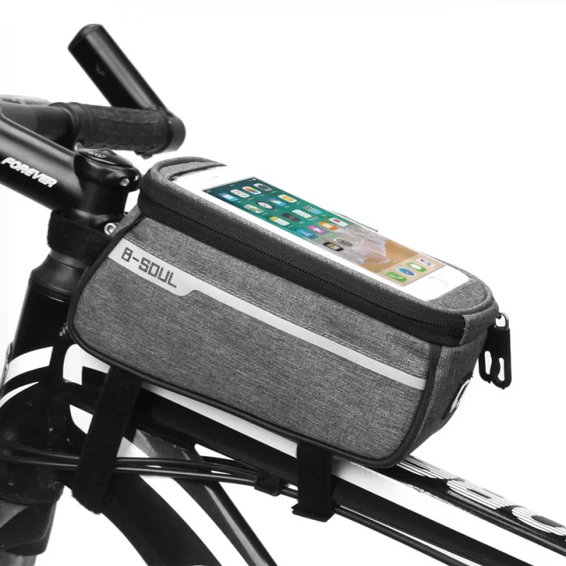 マウンテンバイク タッチスクリーン 携帯電話バッグ 自転車フ - Cycling Commute Bag のレビューと価格