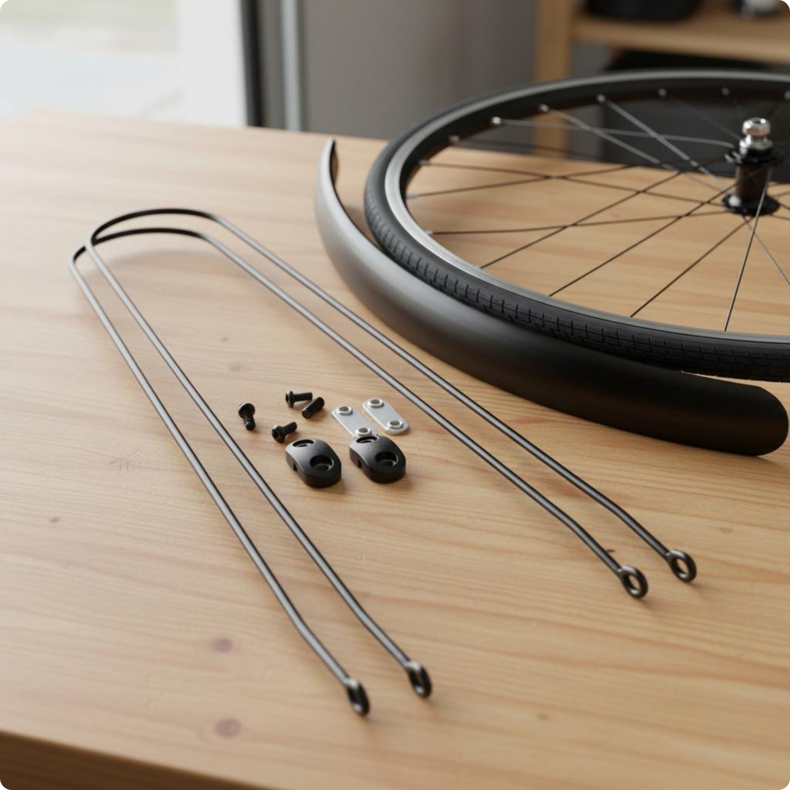 28インチ自転車用マッドガードブラケット、金属製U字型自転車 - Cycling In City のレビューと価格