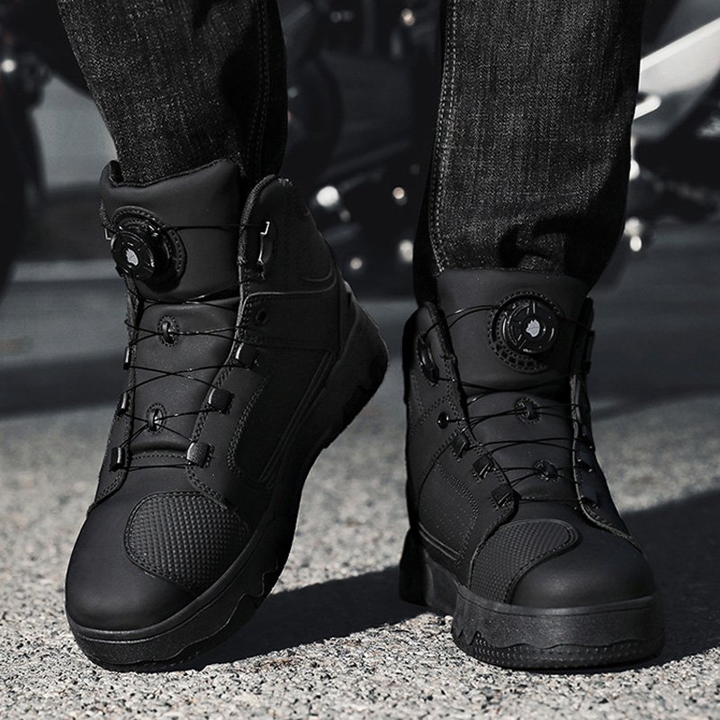 メンズ用バイクブーツ、防水、モトクロス、サイクリングシューズ - Cycling Commute Shoes のレビューと価格
