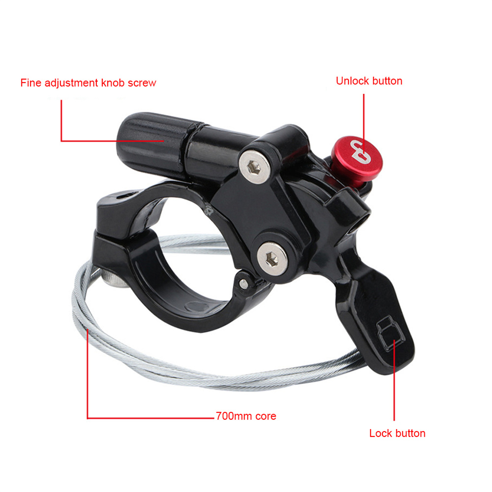 マウンテンバイク用リモートロックレバー,CNC自転車アクセサ - Commuter Bike Lock のレビューと価格